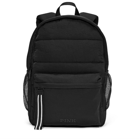 PINK Victoria's Secret Handbags - VICTORIA'S SECRET PINK Puffer Backpack - Black